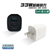 Oweida GaN PD+QC3.0 氮化鎵急速充電器 - 33W