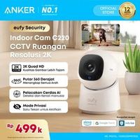 Eufy Security Indoor Cam C220 2K resolution Smart Security Camera With 360° Coverage, Human Detectio