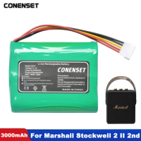 10.8V 3400mAh C406A1 3INR19/66 Battery For Marshall Stockwell 2 II 2nd Bluetooth Wireless Speaker Black