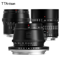 TTArtisan 35mm f1.4 23mm 17mm 50mm f1.2 f0.95 APS-C Large Aperture Prime Lens for Canon M Mount Camera M1 M3 M6 M100 M50 M2 M6II