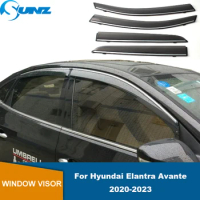 Side Window Deflector For Hyundai Elantra / Avante 2020 2021 2022 2023 Window Rain Guard Window Deflector Window Door Visor