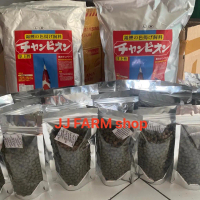 Pelet champion jepang 100g jaminan original pelet top grade louhan koi