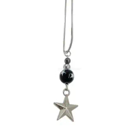 Chinese Y2k Multiple Star Five-pointed Star Steel Simple Necklace Dropship