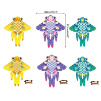 85WA Fish Kites Toy Flying Toy For Kid Chinese Kites Parent-Child Toy Cartoon Kites