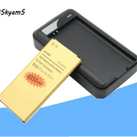 iSkyamS 1x 4350mAh EB-BG900BBE EB-BG900BBC Gold Battery +Charger For Samsung Galaxy S5 SV I9600 G900A G900P G900T G900V