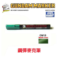 【鋼普拉】MR.HOBBY 郡氏 GSI 鋼彈麥克筆 GUNDAM MARKER 塑膠模型用 GM18 金屬綠