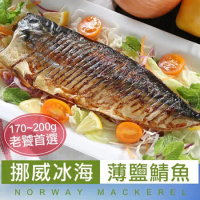 【愛上海鮮】美味老饕挪威鯖魚30片組(185g±10%/片)