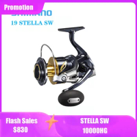 2019 NEW Original SHIMANO STELLA SW Spinning Fishing Reels 10000HG Saltwater Fishing Wheel Made in Japan
