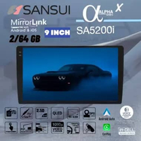 SANSUI ALPHA X Series 2/64 GB Android 9" Inch SA-5200I Head Unit Tape Mobil
