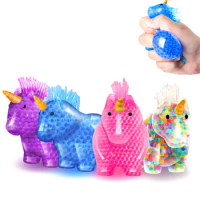 Colorful Unicorn Squishy Stress Balls Toy for Girl Boy or Adults Promote Anxiety and Stress Relief Toys