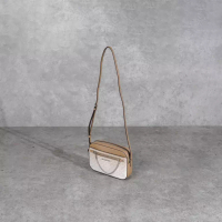 MICHAEL KORS Tas MICHAEL KORS MK MONOGRAM SHW GRADIENT WHITE BEIGE CHAIN CAMERA BAG 100% ORIGINAL