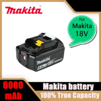 Makita Original 18V Makita 6000mAh Lithium ion Rechargeable Battery 18v drill Replacement Batteries BL1860 BL1830 BL1850 BL1860B