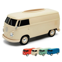 官方授權 Volkswagen T1 單色巴士造型面紙盒 福斯 VW 復古麵包車模型 汽車衛生紙盒 桌上收納 裝飾品 置物盒 儲物盒