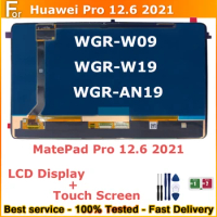 12.6" For Huawei MatePad Pro 12.6 2021 WGR-W09 WGR-W19 WGR-AN19 LCD Display Touch Screen Digitizer Assembly