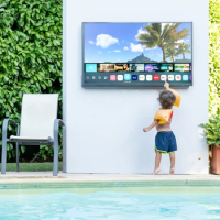 4K UHD 43 inch Outside TV large Outdoor Television Weatherproof TV High Brightness Supports Wireless Connection &amp; Wi-Fi