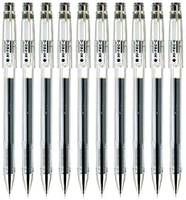 ปากกาหมึกเจล Pilot Hi-Tec-C 04 หัวละเอียดพิเศษ 0.4 มม. หมึกสีดำ ชุดมูลค่า 10 ชิ้น
