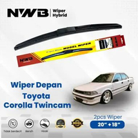 Wiper Mobil Hybrid Toyota Corolla Twincam (NNB WPH 20" & 18")