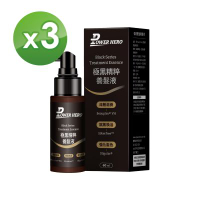 【PowerHero】極黑精粹養髮液x3瓶 (60ml/瓶)《韌黑喚活、逆齡養髮》