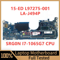 L97275-001 L97275-501 L97275-601 L93870-601 For HP 15-ED Laptop Motherboard GPC56 LA-J494P W/SRG0N I7-1065G7 CPU 100%Tested Good