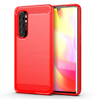 Carbon Fiber Shockproof Case For Xiaomi Note10 Lite Mi Note 10 lite Silicone Case for Mi Note10 lite Mi Note 10lite Back Cover
