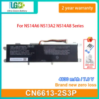 UGB New CN6613-2S3P Laptop Battery For AVITA Pura14 NS14A6 NS13A2 NS14A8 Series 4830mAh 7.6V 36.71Wh