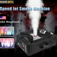 MOKA SFX Vertical Instant Stop LED Smoke Machine Speed Jet LED Fog Machine Commercial Co2 Jet Effect Smoke Machine with LED
