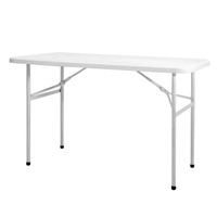 โต๊ะพับอเนกประสงค์ รุ่น BT-04J ขนาด 121 x 60 x 74 ซม. สีขาว