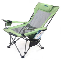 Relaxing Chair Outdoor Relaxing Chair Foldable Folding Camping Chair Portable Outdoor Beach Beach Lounger Ergonomic Nature Hike