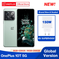 New OnePlus 10T 10 T 5G Global Version Snapdragon 8+ Gen 1 150W SUPERVOOC Charge Mobile Phone 50MP Camera Cellphone