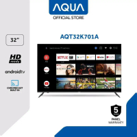 TV Aqua Elektronik AQT32K701A - 32 Inci, HD Ready, Android 11, Dolby Digital + DBX-TV, Slim Design -