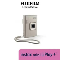 FUJIFILM Instax Mini Liplay+ Instant Hybrid Camera Beige