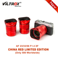 GLOBAL LIMITED EDITION Red Viltrox 23mm 33mm 56mm F1.4 XF Auto Focus Portrait Lens For Fujifilm Fuji X Mount Camera Lenses