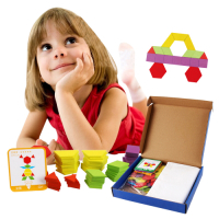 colorland兒童玩具 拼圖板塊益智玩具 形狀積木學習玩具