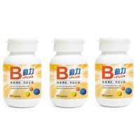 【草本之家】動力B+PLUS膠囊3入組(60粒/入B群B1.B2.B3.B5.B6.B7.葉酸及B12.啤酒酵母.朝鮮薊. 舞茸. 束絲藻)