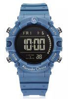 Alexandre Christie Alexandre Christie - Jam Tangan Pria - Light Blue - Rubber Strap - 9386 MHRIPBALB