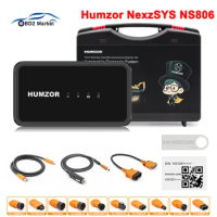 Humzor NexzSYS NS806 for Truck Full System 24V OBD 2 Diagnostic Tool Heavy Duty Auto Scanner for Volvo/Scania Multi-language