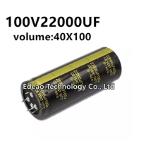 2Pcs/lot 100V 22000UF 100V22000UF 22000UF100V volume: 40x100 mm audio power amplifier inverter aluminum electrolytic capacitor