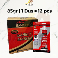 siap kirim - [isi 12 pcs] grosir lem red silicone sealant lem gasket maker merah tahan panas 35 gr 8