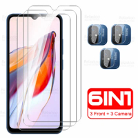 6-in-1 Glass For Xiaomi Redmi 12C Tempered Glass For Redmi 10C 13C 4G Redmi12C Redmi10C Redmi13C Redmy Camera Screen Protector