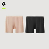 【積分兌換】莫代爾安全褲女士防走光打底褲膚色+黑色M碼