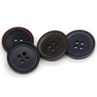 DOTOLLE 4 Holes 15/20mm Men Suit Chic Resin Buttons For Clothing Fashion Coat Blazer Jacket Decorations Sewing Accessories
