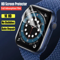 HD Film Screen Protector For Apple Watch 45mm 41mm 44mm 40mm 42mm 38mm (Not tempered Glass) iWatch Protector series 3 4 5 SE 6 7