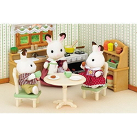 【Fun心玩】EP23810 麗嬰 日本 EPOCH 森林家族 廚房家具組新色(不含玩偶) 配件 扮家家酒 生日 禮物