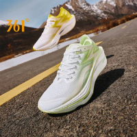 361 Degrees FLAME 3.0 Men Women Carbon Plate Racing Running Shoes Support Stable Breathable Wear-res