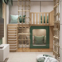 Children's Tree House Bed Bunk Bed