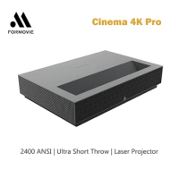Formovie Fengmi Cinema 4K Pro Projector Fengmi 2400 Lumens Laser Projector Home Theater 64GB Ultra Short Throw Projection TV