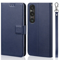 Wallet Phone Case for Sony Xperia 1 V/1 IV/1 III Flip Leather Cover Case Capa Etui Coque Fundas