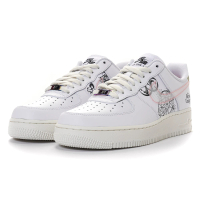 【NIKE 耐吉】AIR FORCE 1 07 LE 男款 AF1 休閒鞋 白鞋 炫彩 笑臉(DM5447-111)
