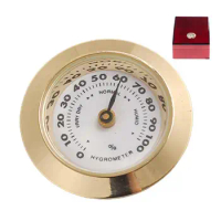 Hygrometer For Cigars Humidor Cigars Analog Hygrometer 28mm Cigars Humidor Hygrometer Portable Humidor Accessories