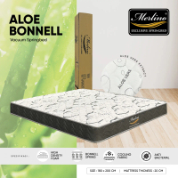 Merlino Kasur MTR 20 Ukuran 180x200 Matress 20 cm Bonnel Spring Aloe Vera Foam Cooling Fabric Anti B